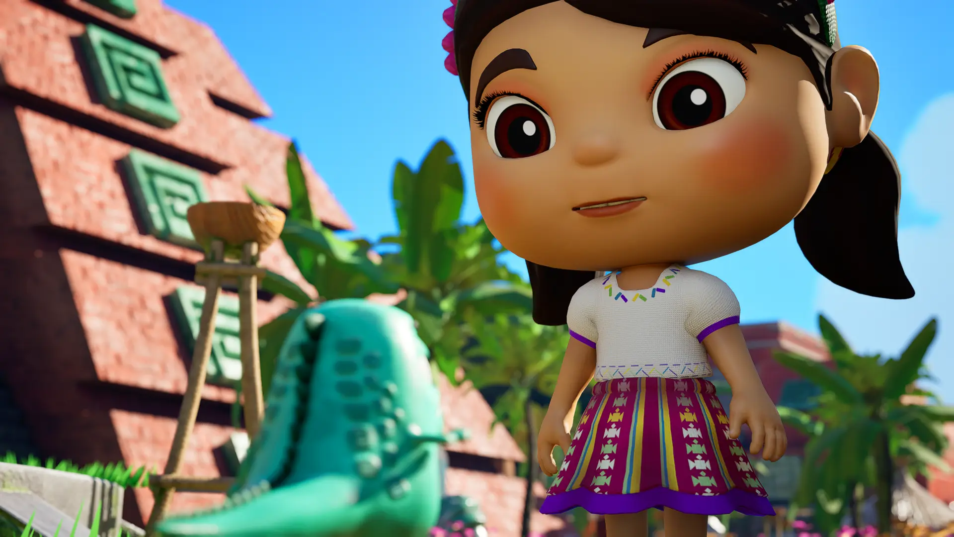 itza takalik abaj modelado 3d mayan maya olmecas cortometraje standing